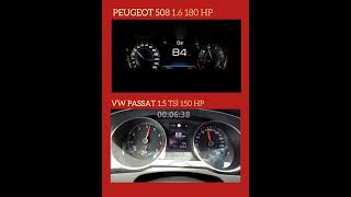 Peugeot 508 vs Volkswagen Passat [upl. by Eceirtal]