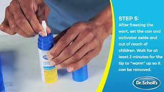 Dr Scholls  How To Use Dual Action Freeze Away® Wart Remover [upl. by Ahseinar]