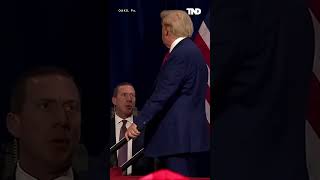 After 2 medical emergencies at his town hall Trump asks Secret Service to open the doors [upl. by Kinemod]