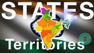 The States  territories of India EXPLAINED Geography Now [upl. by Mairb925]