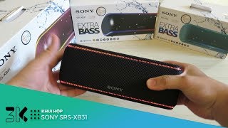 Unboxing Sony SRSXB31  Mẫu loa di động chống nước mới nhất của Sony [upl. by Adora]