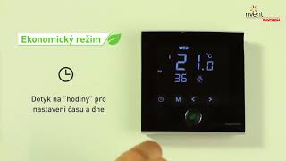 RAYCHEM Green Leaf Floor Heating Thermostat Programming Czech [upl. by Lash285]