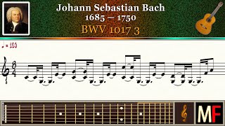 Bach BWV 1017 3 [upl. by Irab]