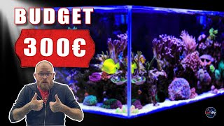 AQUARIUM EAU DE MER RECIFAL COMPLET PAS CHER  300€ [upl. by Ecydnarb337]