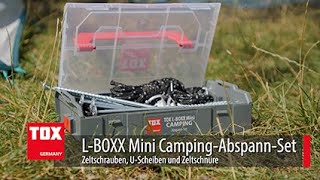 TOX LBOXX Mini Camping AbspannSet [upl. by Alatea]