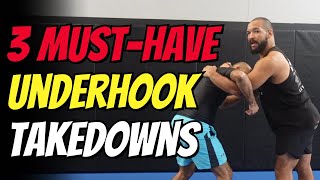 3 Underhook Takedowns That EVERYONE Should Know That Actually WORK [upl. by Ahsiek]