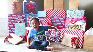 Zacs 4th Birthday Opening Presents [upl. by Jaco]