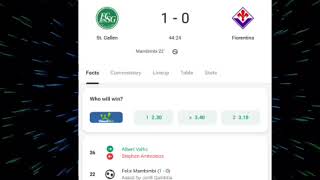 Felix Mambimbi GoalSt Gallen vs Fiorentina 10 All Goals and Extended Highlights [upl. by Hurwit238]