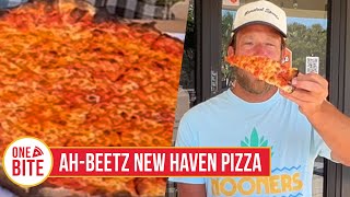 Barstool Pizza Review  AhBeetz New Haven Pizza Delray Beach FL [upl. by Grobe913]