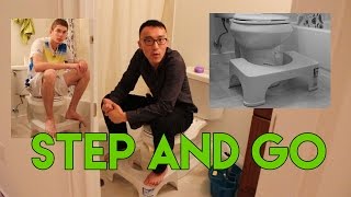 Trying The Step and Go  Toilet Posture Converter [upl. by Efron]