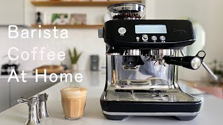 Sage Barista Pro Espresso Machine Review  Breville SES878  How to make the Best Espresso at Home [upl. by Razatlab]