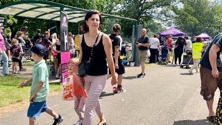 Beeston Festival  Leeds Cross Flatts Park Mela Funfair 2023 [upl. by Behl]