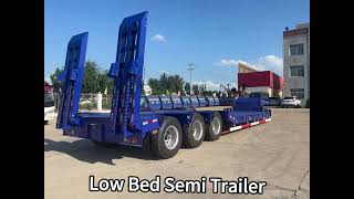 Low Bed Semi Trailer [upl. by Hawken]