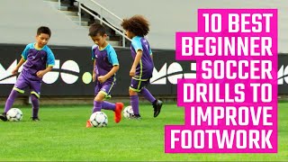 Best Beginner Soccer Drills to Improve Footwork  U6 amp U8 Soccer Drills  Fun Soccer Drills by MOJO [upl. by Herring]