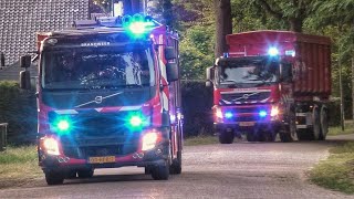 Grote inzet brandweer bij bosbrand aan de Van Tienhovenlaan in Oisterwijk  09082022 [upl. by Lauraine]