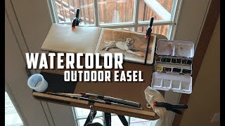 Watercolor Plein Air or Urban Sketching Easel [upl. by Ear]