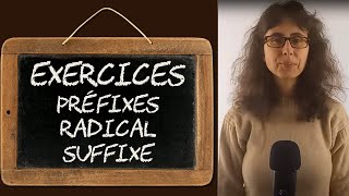 Radical préfixe suffixes  exercices formation des mots 23 [upl. by Cliffes154]