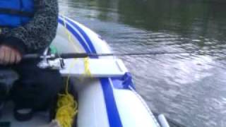 Sea Eagle 9 with 80 lb Thrust Trolling motor Video 2 [upl. by Crawley]