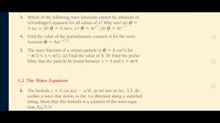 Find the value of the normalization constant A for the wave ion  A 2 [upl. by Keavy]