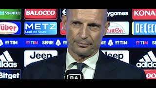 INTERVISTA ALLEGRI POST PARTITA EMPOLI JUVENTUS 02 [upl. by Wunder]