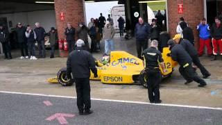 1989 Lotus 101 F1 car at Brands Hatch MSVR [upl. by Adnema]