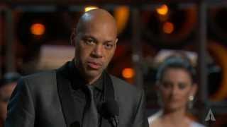 John Ridley winning Best Adapted Screenplay for quot12 Years a Slavequot [upl. by Teriann]