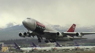 Northwest Cargo 747s at Anchorage 2000 [upl. by Aynekal880]