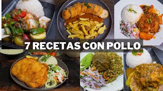 7 RECETAS CON POLLO FACILES Y RICO  Abelca [upl. by Tiffi]