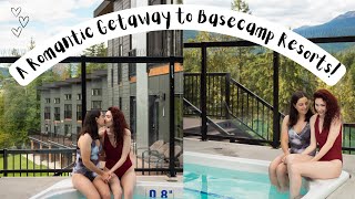 Romantic Getaway to Basecamp Resorts in Revelstoke BC  LESBIAN TRAVEL COUPLE  Lez See the World [upl. by Truscott]