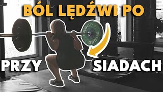 CZĘSTY BŁĄD który powoduje BÓL PLECÓW PO PRZYSIADACH [upl. by Alcus]