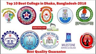 Top 10 Colleges in Dhaka Bangladesh  2018  Dhaka Board [upl. by Ande720]