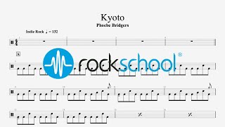 Kyoto  Phoebe Bridgers Rockschool 2024 Drums Grade 2 [upl. by Nwahsad620]