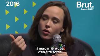 Ellen Page nouvelle icône du mouvement LGBT [upl. by Ennovihc137]