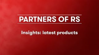 Insights latest products  Partners of RS  RS Components [upl. by Nivar]