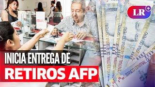 RETIRO AFP 2024 Las fechas aproximadas en que se realizarán los desembolsos de hasta 4 UIT [upl. by Monty]