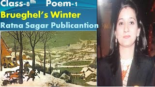 Class8thPoem Brueghels WinterLine to line explanation amp Que ansRatna Sagar Publication [upl. by Fineman545]