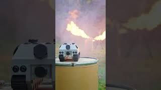 AHS Krab  Powerful mini Cannon  Slow Motion mrmichal tankgun minicannon [upl. by Dennard]