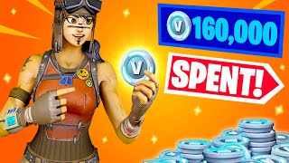 SPENDING 160000 VBucks in FORTNITE Spending Spree 29 [upl. by Lenno]