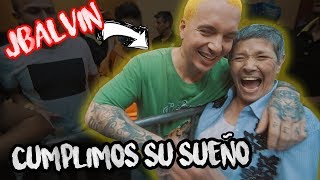 AMPARITO CONOCE A JBALVIN Y MIRA SU REACCION [upl. by Goldina]