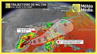 Un ouragan change de direction  Une région insoupçonnée dans sa ligne de mire [upl. by Akerdna]