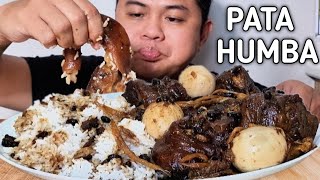 PATA HUMBA  MUKBANG PHILIPPINES  TOL BULOY MUKBANG [upl. by Yerhcaz622]