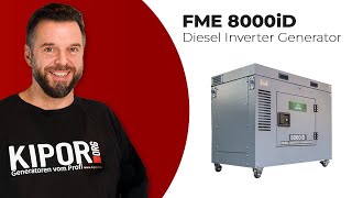 Produktvorstellung des Stromerzeuger FME 8000iD Diesel Inverter Generator mit 8200W von Kipororg [upl. by Esir723]