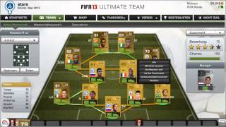 Fifa 13 Ultimate Team Squad Builder 001 Russische Liga  Kostenca 40000 Coins [upl. by Nina]