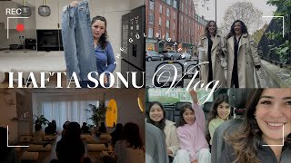 Hafta Sonu Vlog ♥️ PRIMARK alışverişim 🛍️ Pişti olduk 😂 👯‍♀️ ingiltere günlükvlog [upl. by Rickey]