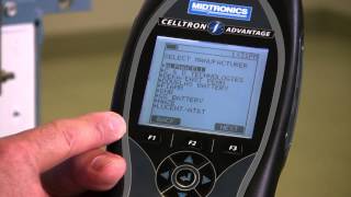 Setting Reference Values Using The Midtronics Celltron Advantage Battery Analyzer [upl. by Zirkle]