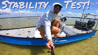 Is The Gheenoe LT25 Stable  Micro Skiff Stability Test [upl. by Mathew]