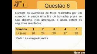 Física  Exercícios Resolvidos de Força Elástica [upl. by Kally]