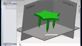 Part 5  Geometric Dimensioning and Tolerancing Datums and Feature Control Frames [upl. by Norym]