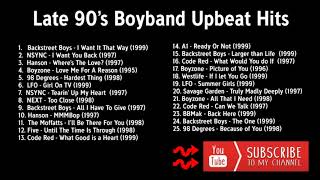 Late 90s Boybands UpBeatDance Hits [upl. by Hescock]