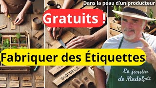 Comment Fabriquer des Étiquettes en Bois Pour ton Potager [upl. by Harpole]